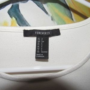 Forever 21 Tops - White Mid-Sleeve Shirt from Forever 21 Forever 21 Tops - White Mid-Sleeve Shirt from Forever 21